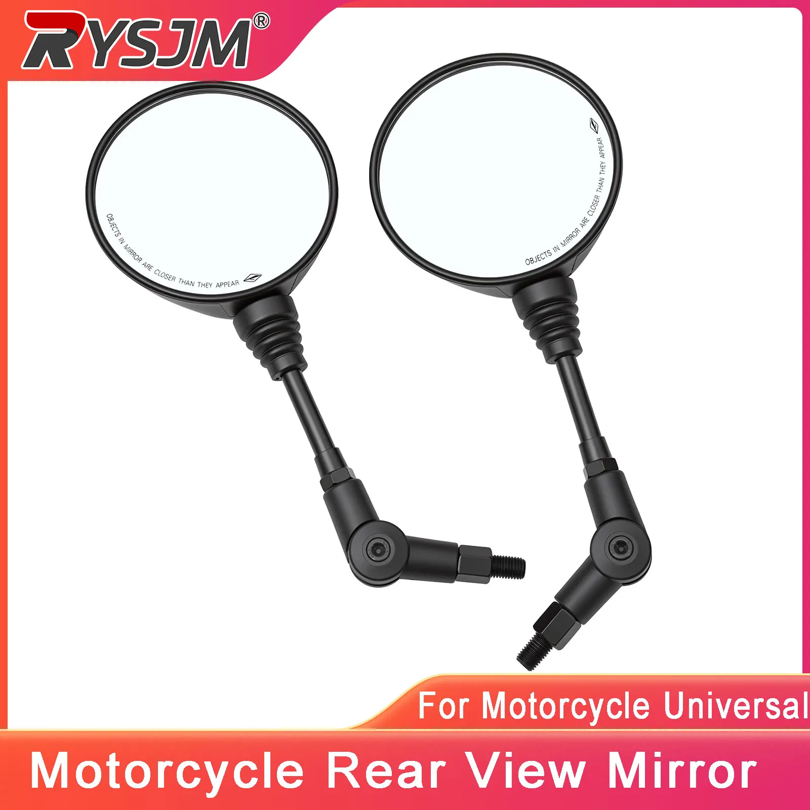 1 Pair Anti-fall Folding Round Motorcycle Side Rearview Mirrors M10 Motorcycle Mirrors For KTM Scooter E-Bike Rear View Mirror
1 Pair Anti-fall Folding Round Motorcycle Side Rearview Mirrors M10 Motorcycle Mirrors For KTM Scooter E-Bike Rear View Mirror