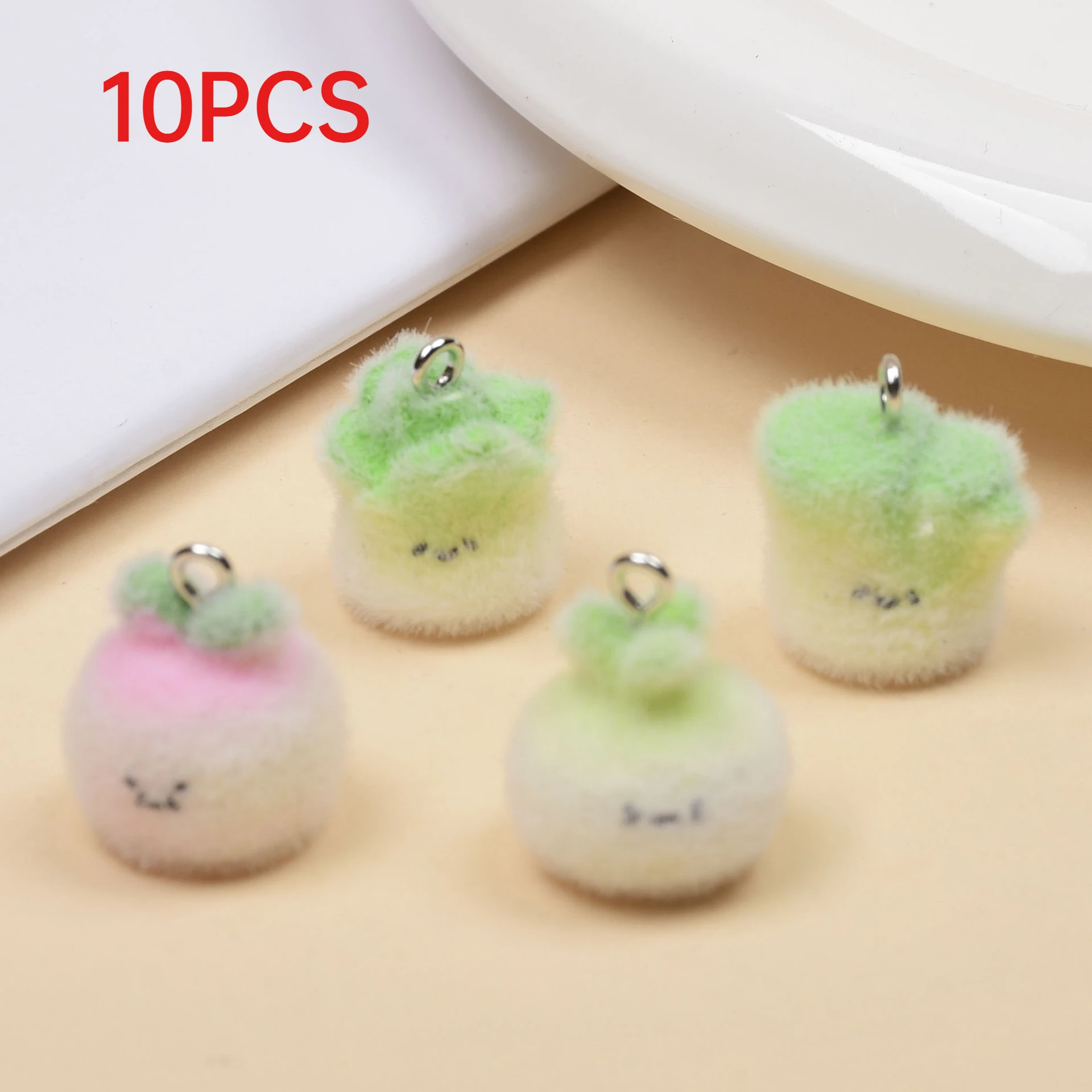 10Pcs Flocked Vegetable Doll Charms Cute Resin Pendants For DIY Keychain Phone Strap Bag Accessories
10Pcs Flocked Vegetable Doll Charms Cute Resin Pendants For DIY Keychain Phone Strap Bag Accessories