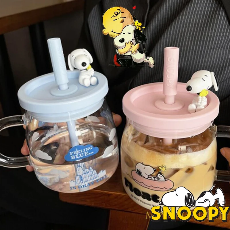 Snoopy Large-capacity Glass Cup Girls High-color Household Drinking Cup Adult High-temperature Resistant Straw Cup Milk Glass
Snoopy Large-capacity Glass Cup Girls High-color Household Drinking Cup Adult High-temperature Resistant Straw Cup Milk Glass