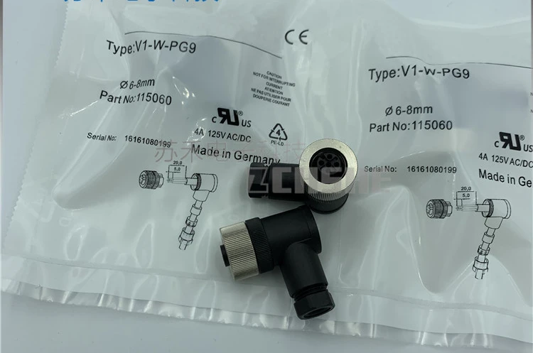 Bus Connector V1-G-BK /V1-W-BK V1-W-PG9 Plastic Black Straight / Elbow Aviation Plug
Bus Connector V1-G-BK /V1-W-BK V1-W-PG9 Plastic Black Straight / Elbow Aviation Plug