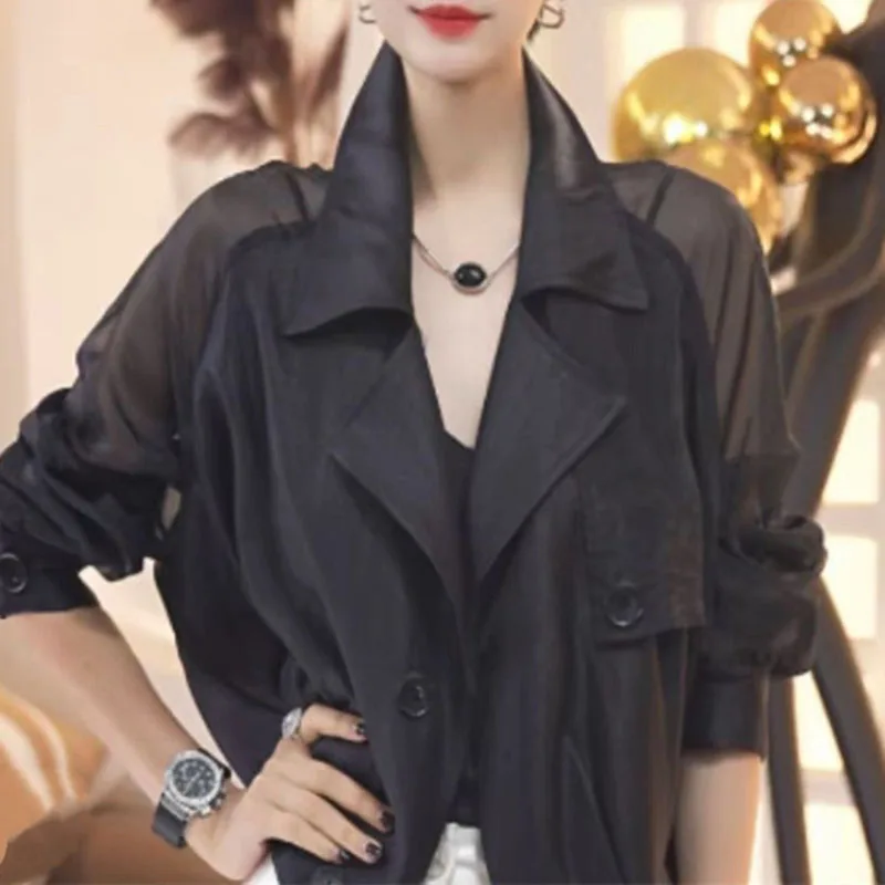Summer Sun Protection Korean Version High-end Casual Coat 2026 New Lightweight Versatile Long Sleeved Cardigan Jacket Top
Summer Sun Protection Korean Version High-end Casual Coat 2026 New Lightweight Versatile Long Sleeved Cardigan Jacket Top