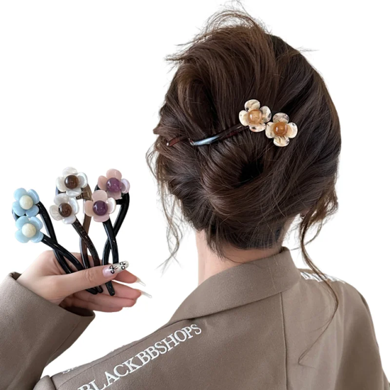 Retro temperament flower straight hair clip for women 2025 new model, back of the hair clip, twist clip band, hair clip
Retro temperament flower straight hair clip for women 2025 new model, back of the hair clip, twist clip band, hair clip