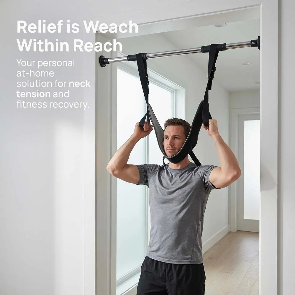 Breathable Cervical Neck Traction Belt Installation-free Adjustable Hanging Neck Stretching Soft Strong Bearing Capacity
Breathable Cervical Neck Traction Belt Installation-free Adjustable Hanging Neck Stretching Soft Strong Bearing Capacity