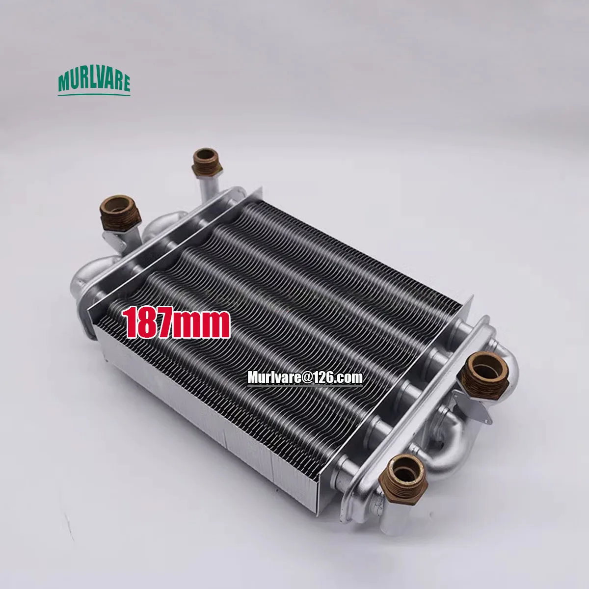 Универсальные детали газового котла, 5 трубок, длина 187 мм, теплообменник 
Универсальные детали газового котла, 5 трубок, длина 187 мм, теплообменник