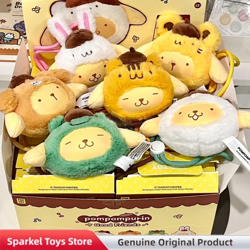 Genuine Pompompurin Good Friends Series Blind Box Vinyl Plush Pendant Cute Figure Doll Keychain Collectible Toys Gift For Girls
Genuine Pompompurin Good Friends Series Blind Box Vinyl Plush Pendant Cute Figure Doll Keychain Collectible Toys Gift For Girls