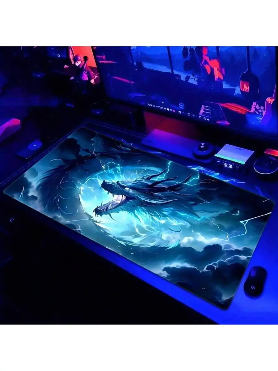Extra Large Thick Anti-Slip Gaming Mouse Pad With Dragon Design Smooth Surface High-Density Rubber Base Lockstitched Edges
Extra Large Thick Anti-Slip Gaming Mouse Pad With Dragon Design Smooth Surface High-Density Rubber Base Lockstitched Edges