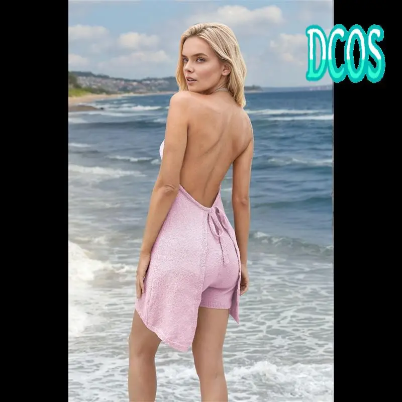 DCOS-Women Summer Two Piece Sets Beach Vacation Outfits Halter Neck Tank Top And Shorts Set Knit Lounge Clothes
DCOS-Women Summer Two Piece Sets Beach Vacation Outfits Halter Neck Tank Top And Shorts Set Knit Lounge Clothes