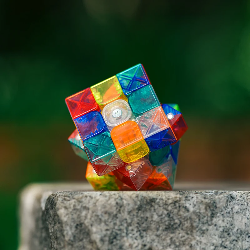 Transparent Colored 3X3 Professional Cube Zero Delay Ultra-Fast Turning Magic Cube Puzzle Kid Toy Single Magnetic Fast Silent
Transparent Colored 3X3 Professional Cube Zero Delay Ultra-Fast Turning Magic Cube Puzzle Kid Toy Single Magnetic Fast Silent