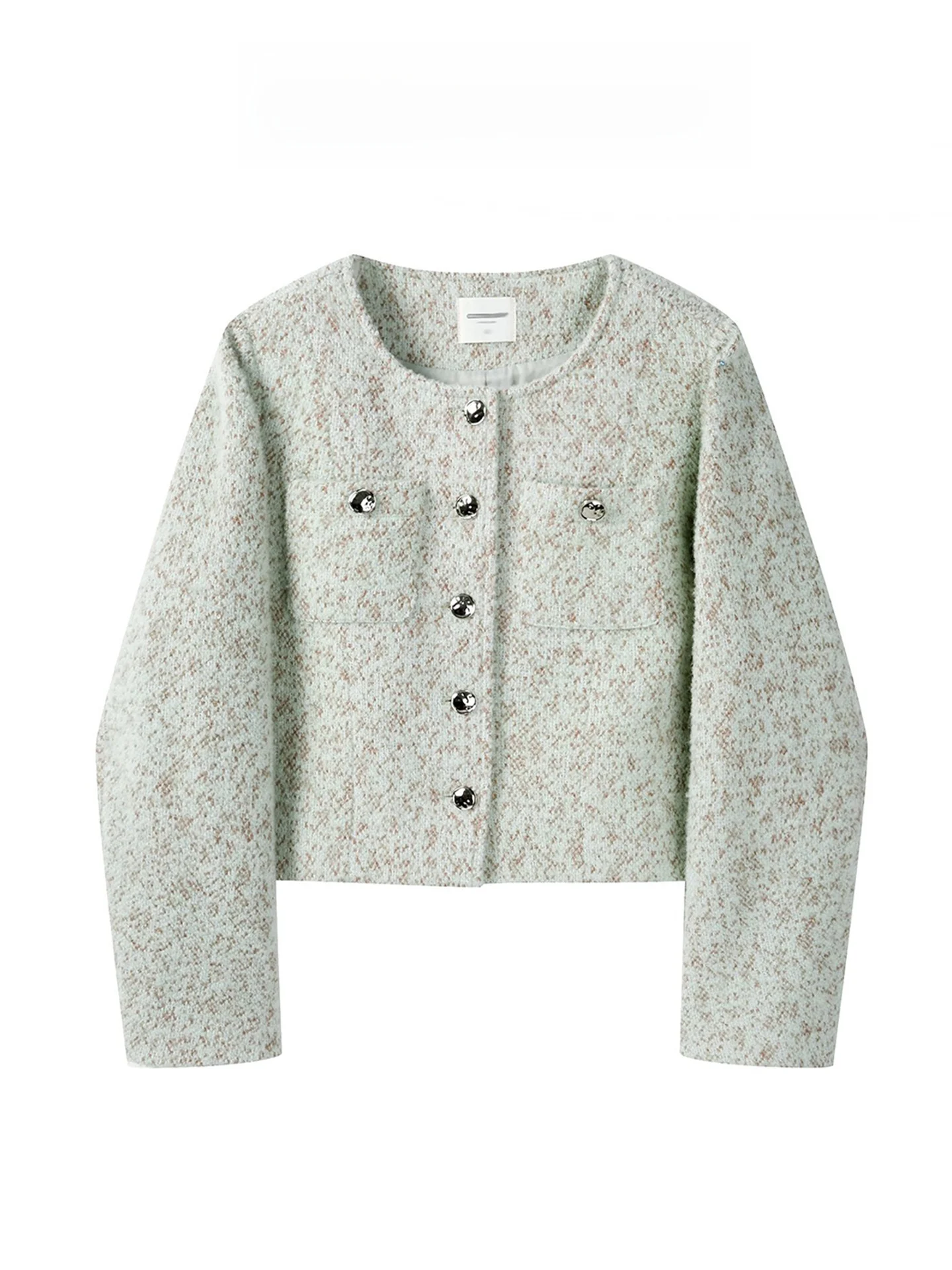 ort Coarse Tweed Jaet Women's Loose Fit Korean Sle Autumn New Arrival Breathable Ladies' Coat Button Closure No Hat
ort Coarse Tweed Jaet Women's Loose Fit Korean Sle Autumn New Arrival Breathable Ladies' Coat Button Closure No Hat