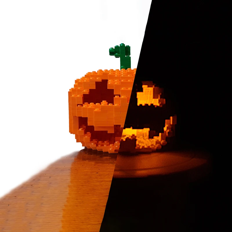 895pcs MOC Jack Lantern Jr Halloween Sculpture Pumpkin Sculptures Model Building Blocks Architecture Toys Christmas Gift DIY
895pcs MOC Jack Lantern Jr Halloween Sculpture Pumpkin Sculptures Model Building Blocks Architecture Toys Christmas Gift DIY