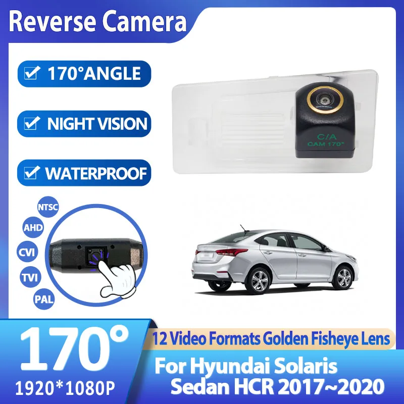 170 Degree AHD 1920x1080P Special Vehicle Rear View Camera For Hyundai Solaris Sedan HCR 2017~2020 Car Reversing Accessories
170 Degree AHD 1920x1080P Special Vehicle Rear View Camera For Hyundai Solaris Sedan HCR 2017~2020 Car Reversing Accessories