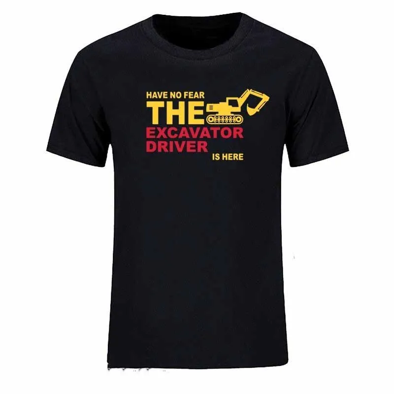 Have No Fear Excavator Driver Is Here T-Shirt, Funny Cotton Short Sleeve Unisex Excavator Graphic Streetwear Tops
Have No Fear Excavator Driver Is Here T-Shirt, Funny Cotton Short Sleeve Unisex Excavator Graphic Streetwear Tops