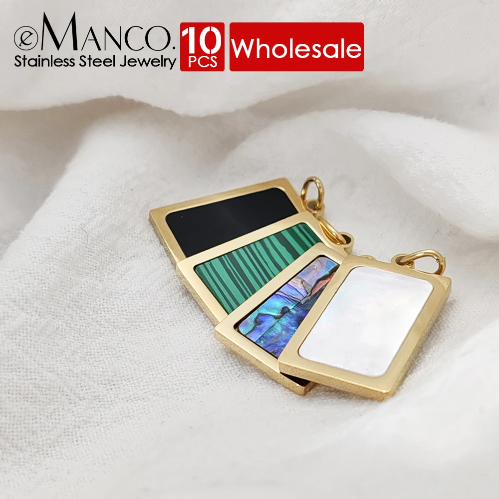 eManco 10PCS DIY Stainless Steel Fashion Keychain Women Jewelry Retro Classic Square Tags Cards Charm Pendant Factory outlet
eManco 10PCS DIY Stainless Steel Fashion Keychain Women Jewelry Retro Classic Square Tags Cards Charm Pendant Factory outlet