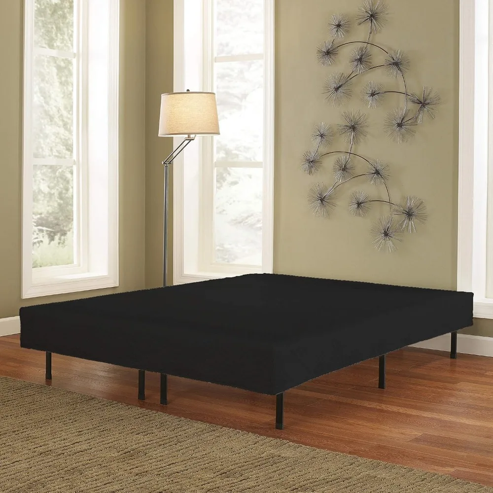 Основание каркаса кровати Boyd Sleep на платформе с приподнятой платформой/металлический матрас Комплект основы: 14 Высота с черной юбкой/чехлом на кровати, двойной
Основание каркаса кровати Boyd Sleep на платформе с приподнятой платформой/металлический матрас Комплект основы: 14 Высота с черной юбкой/чехлом на кровати, двойной