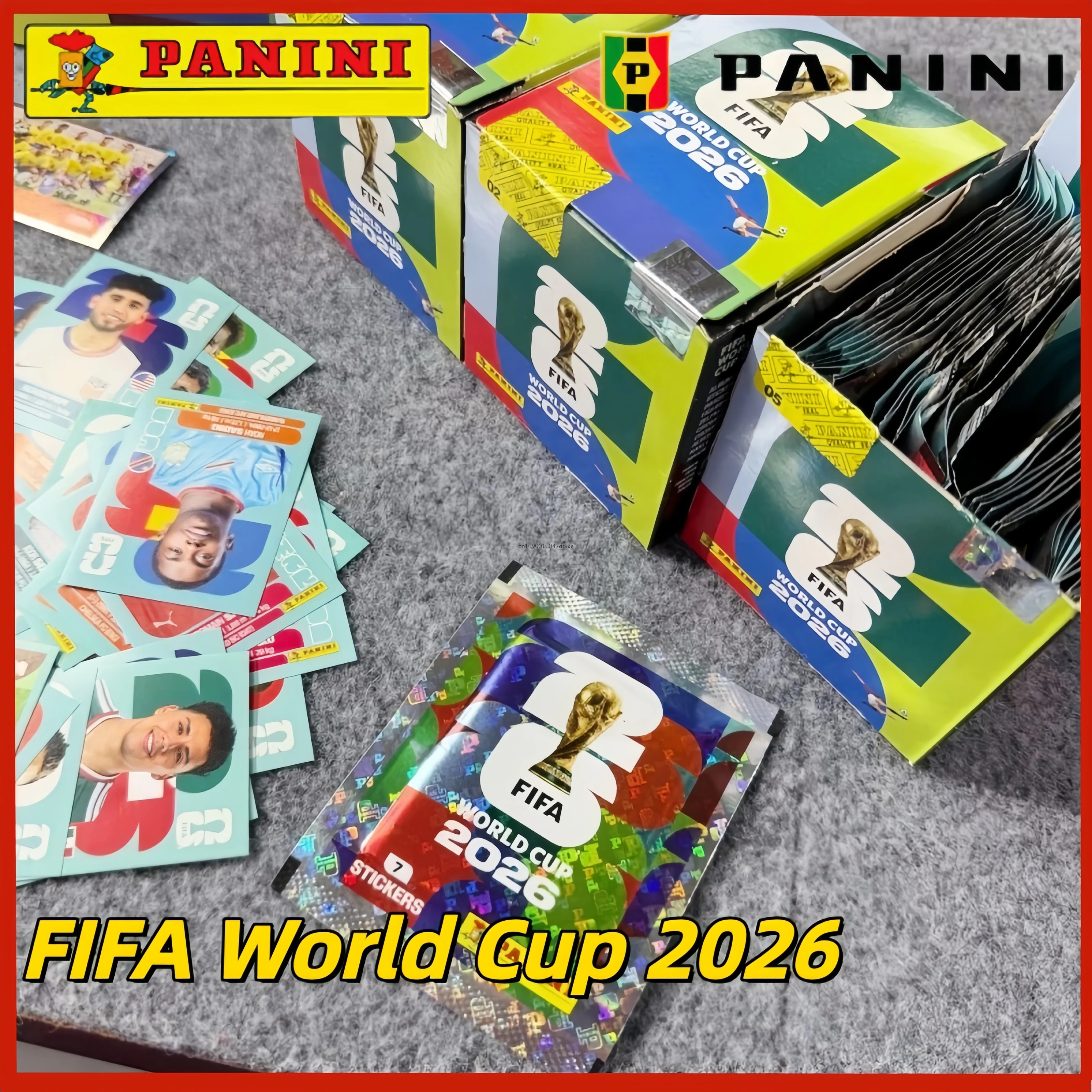 Genuine Panini 2026 Fifa World Cup Official Soccer Stickers Card Original Box Limited Sticker Album Collect Football Tcg Toys
Genuine Panini 2026 Fifa World Cup Official Soccer Stickers Card Original Box Limited Sticker Album Collect Football Tcg Toys