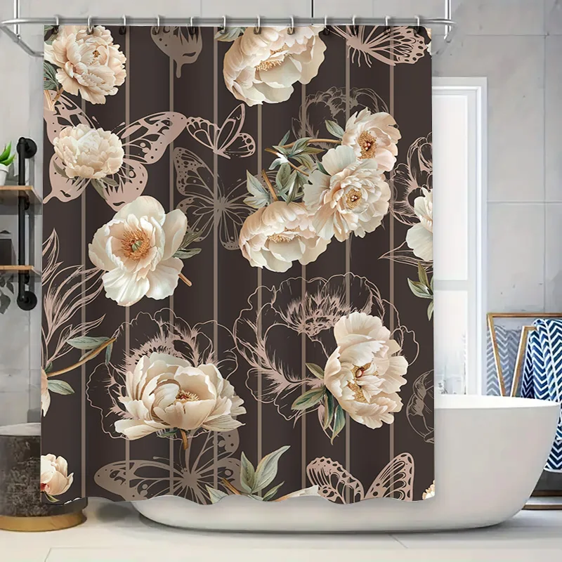 Модная цветочная занавеска для душа для декора ванной комнаты, элегантный цветочный принт розового и белого цвета, современный домашний декор от AliExpress
Модная цветочная занавеска для душа для декора ванной комнаты, элегантный цветочный принт розового и белого цвета, современный домашний декор от AliExpress