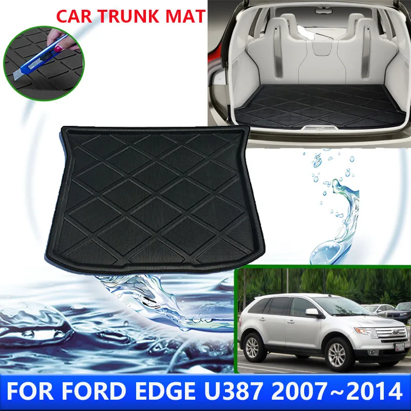 Для Ford Edge U387 2007 ~ 2014 2008 2009 2011 2013 Задняя защита багажника автомобиля, авто водонепроницаемый коврик, противообрастающий коврик, аксессуары
Для Ford Edge U387 2007 ~ 2014 2008 2009 2011 2013 Задняя защита багажника автомобиля, авто водонепроницаемый коврик, противообрастающий коврик, аксессуары