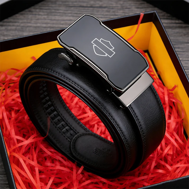 Men's PU Leather Waist Strap Black Male Automatic Buckle Jeans Belts for Harley Davidson Electra Glide Ultra Classic PA1250
Men's PU Leather Waist Strap Black Male Automatic Buckle Jeans Belts for Harley Davidson Electra Glide Ultra Classic PA1250