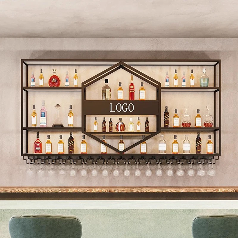 Liquor Display Wine Rack Wall Mounted Living Room Club Metal Modern Wine Cabinets Holder Whisky Botellero Vino Liquor Furniture
Liquor Display Wine Rack Wall Mounted Living Room Club Metal Modern Wine Cabinets Holder Whisky Botellero Vino Liquor Furniture