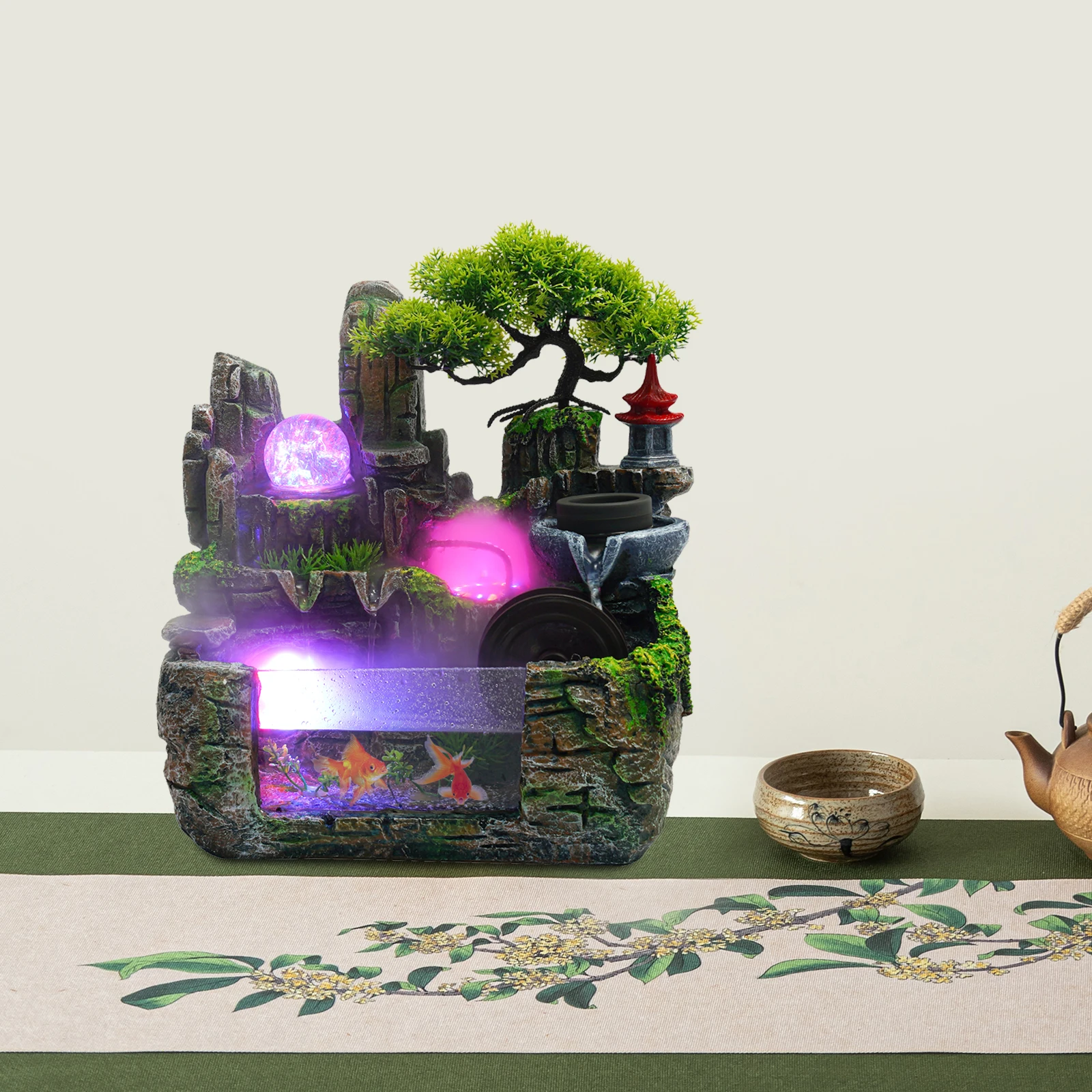 Universal Clear&Green Desktop Fountain Air Humidifier Vintage Windmill Simulation Landscape Ideal Gift For Home Office
Universal Clear&Green Desktop Fountain Air Humidifier Vintage Windmill Simulation Landscape Ideal Gift For Home Office