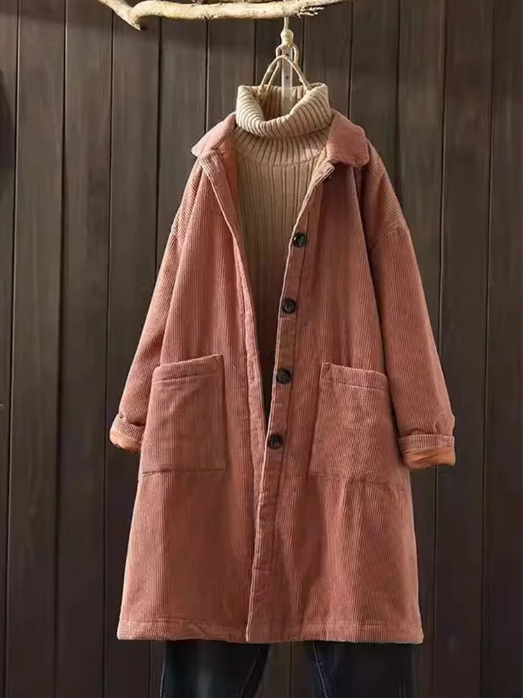 Women's Mid-Length Cotton Jacket Loose Fit Velvet Lined Winter Coat Korean Style Commute High Waist Pear Shape Thickened Long...
Women's Mid-Length Cotton Jacket Loose Fit Velvet Lined Winter Coat Korean Style Commute High Waist Pear Shape Thickened Long...
