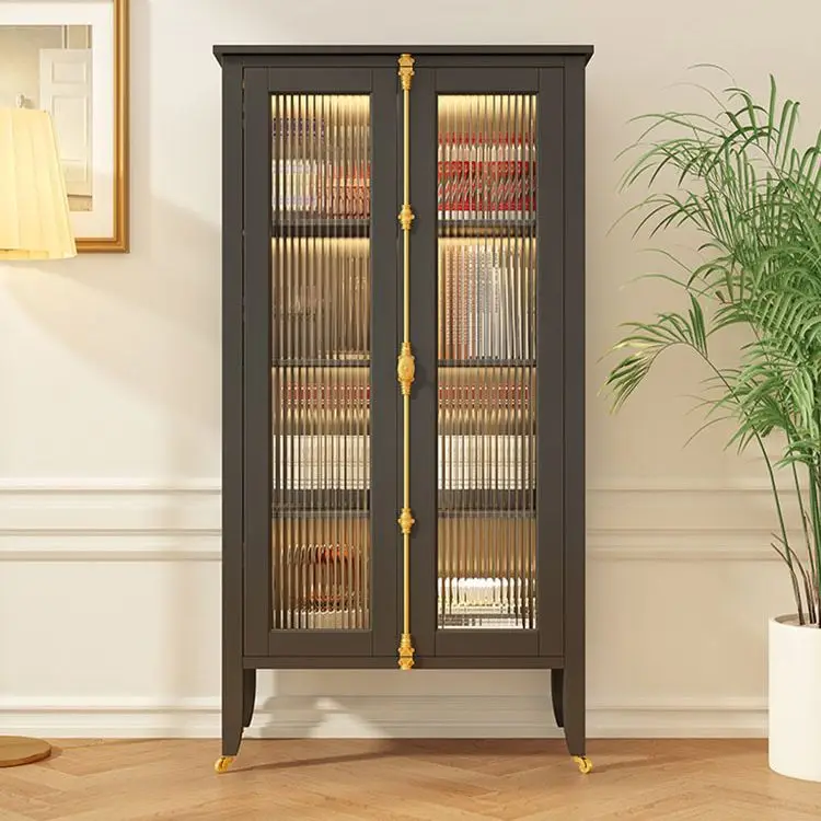 Solid wood wine cabinet household small apartment simple high cabinet Changhong glass grandmother cabinet
Solid wood wine cabinet household small apartment simple high cabinet Changhong glass grandmother cabinet
