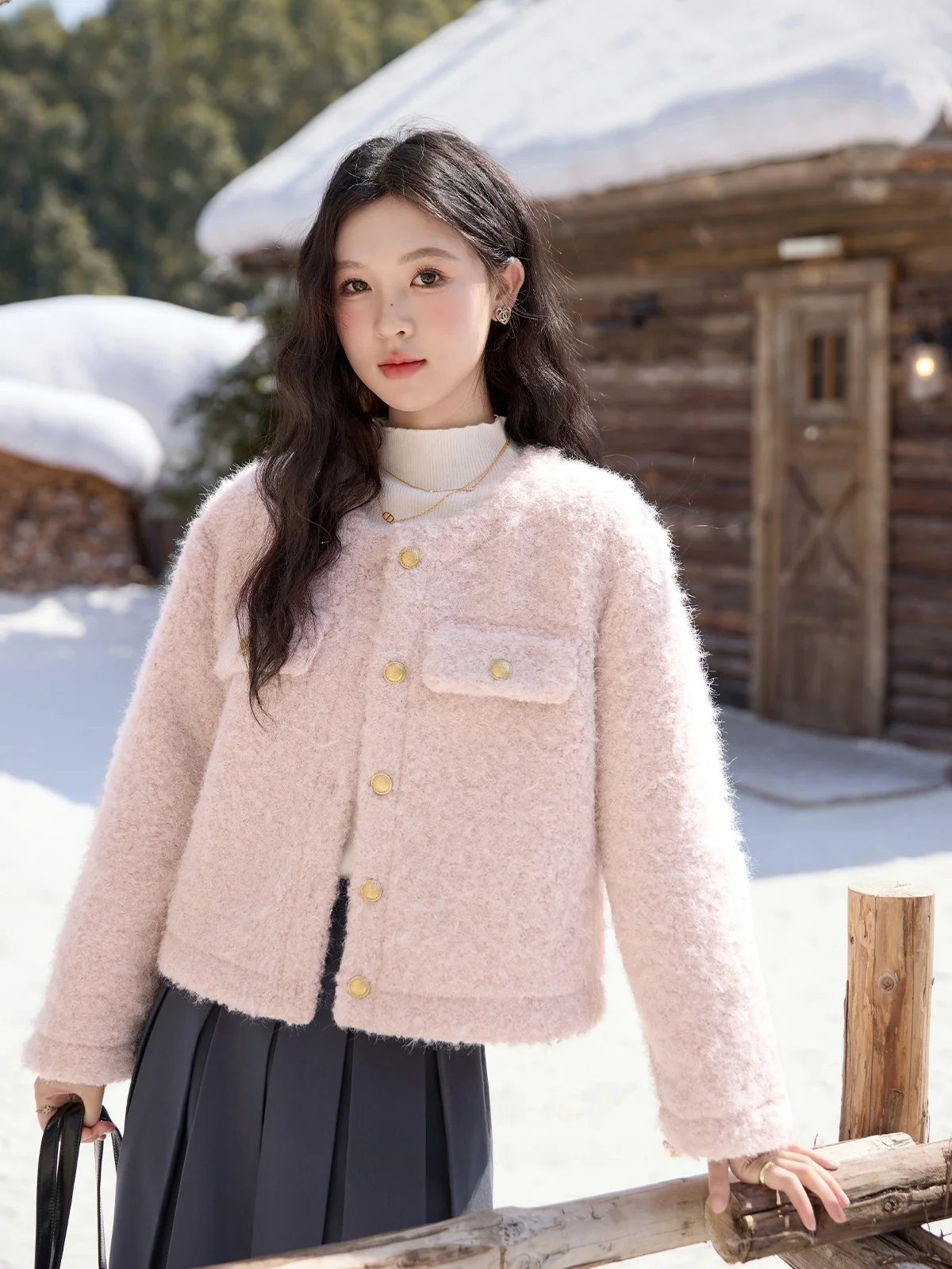 Warmth Wool ort Coat Women's Faion Winter 2025 New Sle Ladies' Ele Long Sve Buttoned Coat
Warmth Wool ort Coat Women's Faion Winter 2025 New Sle Ladies' Ele Long Sve Buttoned Coat