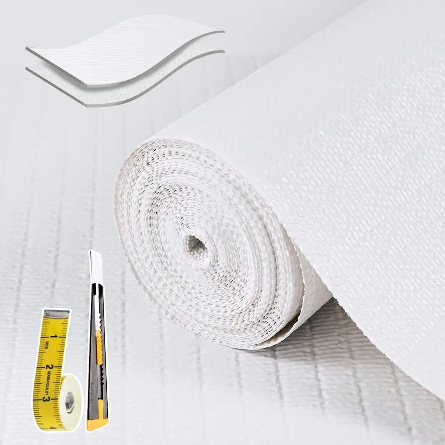 Liners for Kitchen Cabinets Non Adhesive Drawer Liner 23.6in x 20FT Pure White Thickened Shelf Liner Strong NonSlip Easy to Clea
Liners for Kitchen Cabinets Non Adhesive Drawer Liner 23.6in x 20FT Pure White Thickened Shelf Liner Strong NonSlip Easy to Clea