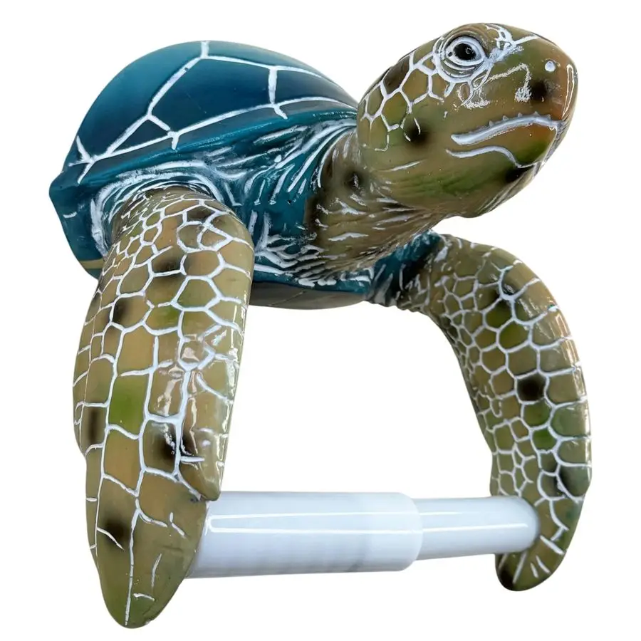 Настенный держатель для туалетной бумаги в форме черепахи, премиум-класса, с ярким глянцевым цветным покрытием, в морском стиле, для декора ванной комнаты.
Настенный держатель для туалетной бумаги в форме черепахи, премиум-класса, с ярким глянцевым цветным покрытием, в морском стиле, для декора ванной комнаты.
