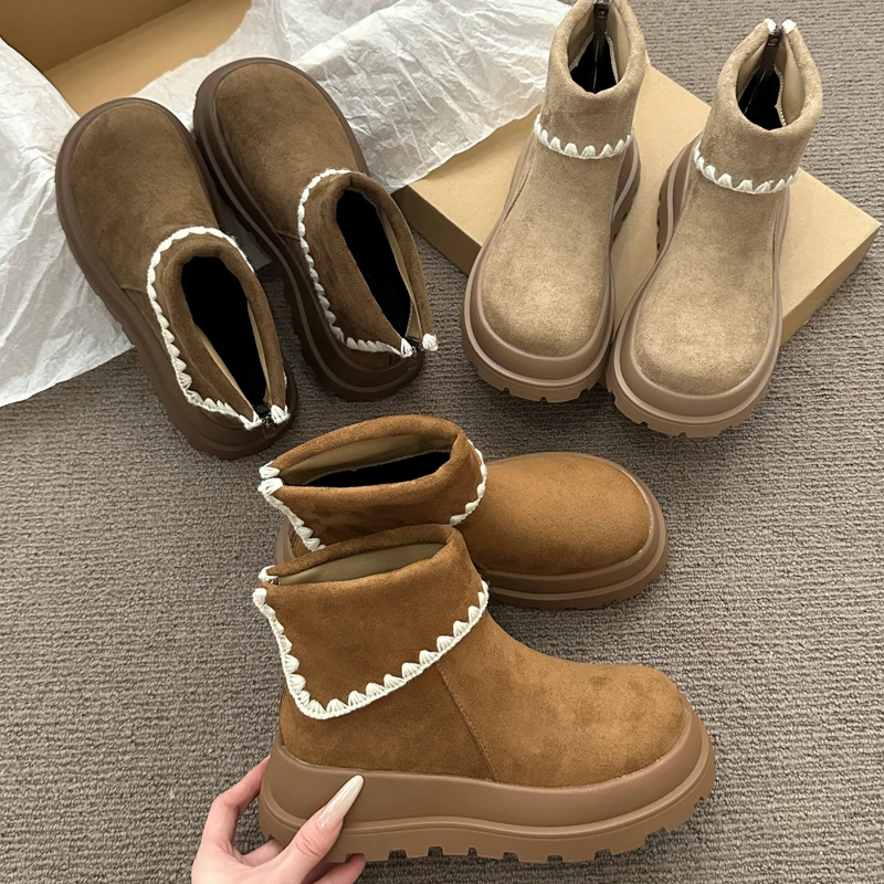 Зимние винтажные женские ботильоны на толстой подошве на платформе, лаконичные вечерние модельные туфли, тонкие короткие туфли, увеличивающие рост, Botas Para Mujer
Зимние винтажные женские ботильоны на толстой подошве на платформе, лаконичные вечерние модельные туфли, тонкие короткие туфли, увеличивающие рост, Botas Para Mujer