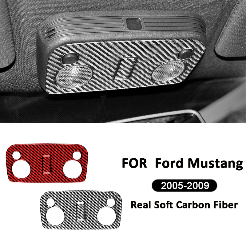 Carbon Fiber Auto Reading Light Panel Book Lamp Cover Trim Frame Decoration Sticker For Ford Mustang 2005-2009 Accessories
Carbon Fiber Auto Reading Light Panel Book Lamp Cover Trim Frame Decoration Sticker For Ford Mustang 2005-2009 Accessories