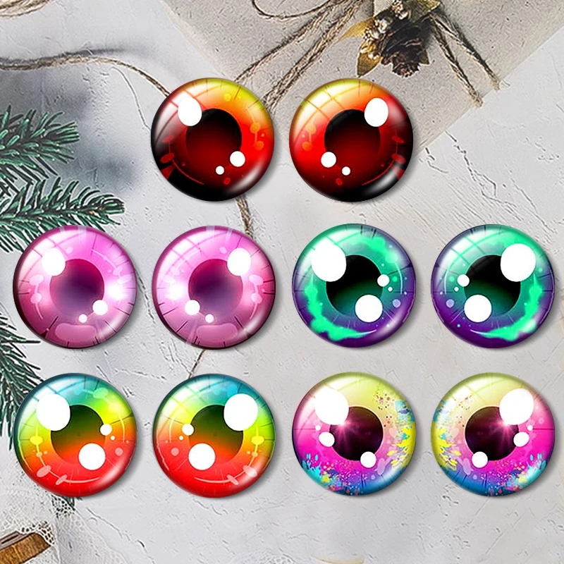 5 pairs Colorful doll eyes cabochons Round 12mm/18mm/20mm/25mm Dome Dragon Eye Dragon Cat Eye Toys DIY Jewelry Accessory
5 pairs Colorful doll eyes cabochons Round 12mm/18mm/20mm/25mm Dome Dragon Eye Dragon Cat Eye Toys DIY Jewelry Accessory