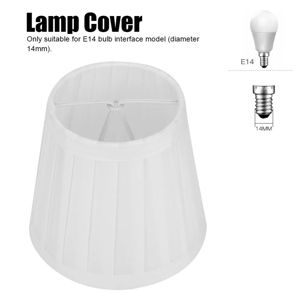 6PCS Modern Fabric Small Replacement Lamp Covers Barrel Shape Clip On Chandelier Lampshade Pleated Lamp Shade Bedroom Decor
6PCS Modern Fabric Small Replacement Lamp Covers Barrel Shape Clip On Chandelier Lampshade Pleated Lamp Shade Bedroom Decor