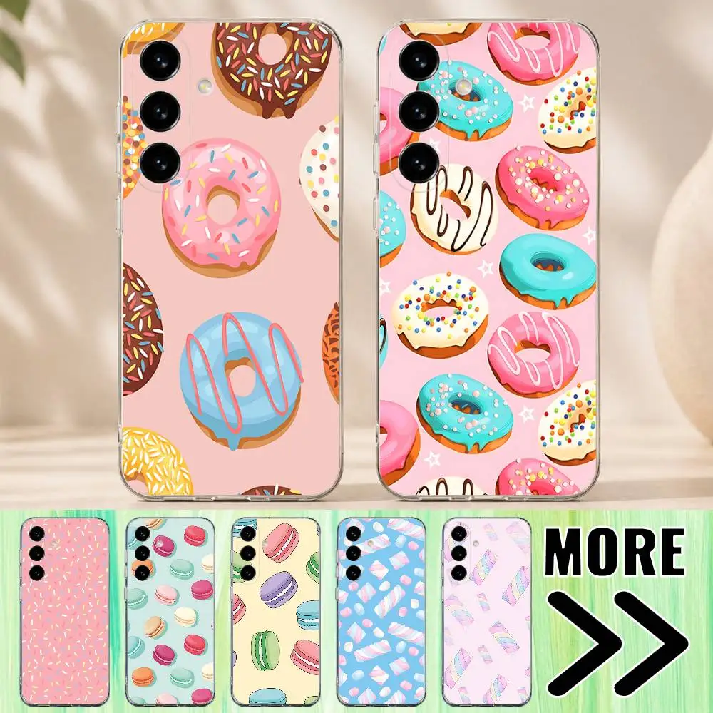 Sweet Donut Macaron Candy Phone Case for Samsung Galaxy A12 13 A20 21 22 30 31 32 S A51 52 71 72 Note Transparent Protector
Sweet Donut Macaron Candy Phone Case for Samsung Galaxy A12 13 A20 21 22 30 31 32 S A51 52 71 72 Note Transparent Protector