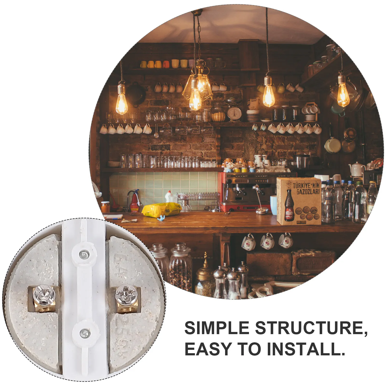 Набор из 8 квадратных фарфоровых патронов для ламп, оснований для светильников, держателей для лампочек
Набор из 8 квадратных фарфоровых патронов для ламп, оснований для светильников, держателей для лампочек