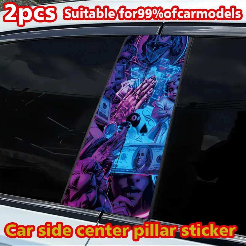 2 наклейки на B-стойку автомобиля, защитная пленка из полиэтилена Cyber Money Collage
2 наклейки на B-стойку автомобиля, защитная пленка из полиэтилена Cyber Money Collage