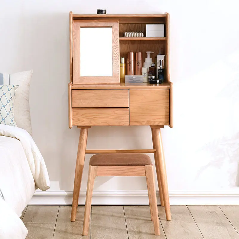 Solid wood dressing table Mini multifunctional dressing table Modern simple dressing table Bedroom
Solid wood dressing table Mini multifunctional dressing table Modern simple dressing table Bedroom
