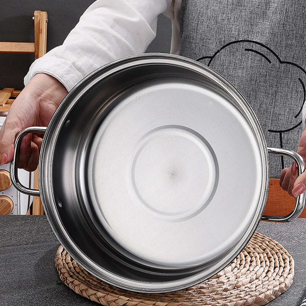 1pc Stainless Steel Steaming Pot 304 Large Capacity Multi-Use Soup Steam Pot For Induction Gas Stove Home Kitchen Cookware
1pc Stainless Steel Steaming Pot 304 Large Capacity Multi-Use Soup Steam Pot For Induction Gas Stove Home Kitchen Cookware