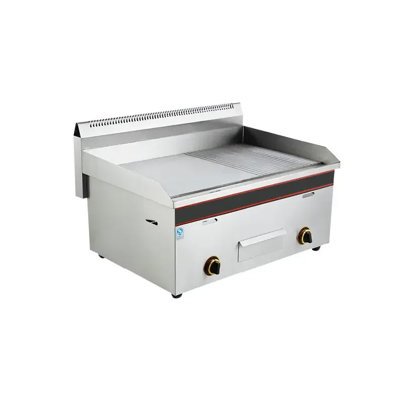 Commercial Gas Semi-flat and Semi-pit Steamer Hand-held Cake Machine Fried Steak Teppanyaki Equipment Teppanyaki Fried Rice
Commercial Gas Semi-flat and Semi-pit Steamer Hand-held Cake Machine Fried Steak Teppanyaki Equipment Teppanyaki Fried Rice
