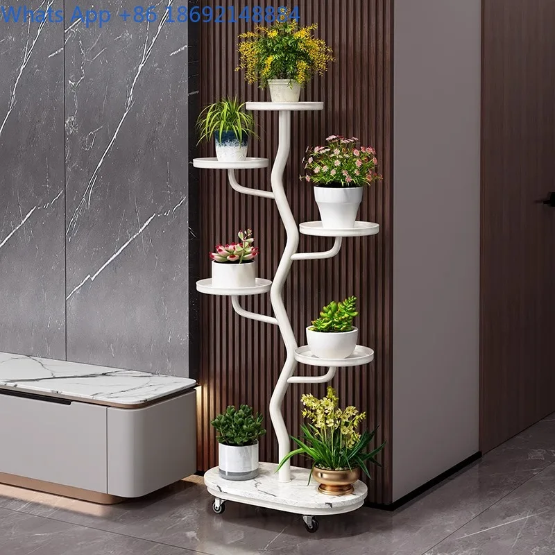 Flower Stand Living Room Floor-standing Balcony Movable Iron Multi-layer Plant Placement Flower Pot Stand
Flower Stand Living Room Floor-standing Balcony Movable Iron Multi-layer Plant Placement Flower Pot Stand
