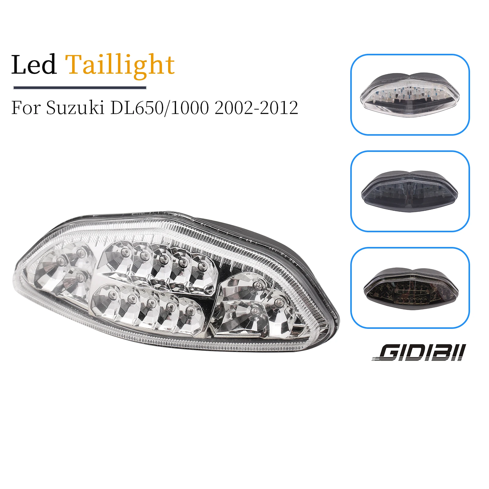 LED Integrated Brake Taillight Turn Signals Lamp For Suzuki DL650 DL1000 2002 2003 2004 2005 2006 2007 2008 2009 2010 2011 2012
LED Integrated Brake Taillight Turn Signals Lamp For Suzuki DL650 DL1000 2002 2003 2004 2005 2006 2007 2008 2009 2010 2011 2012