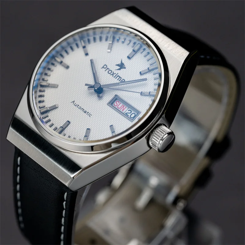 Proxima Men Automatic Watch 38MM Retro Watches Mechanical Wristwatch 200M Waterproof BGW-9 Luminous Sapphire NH36 Week Date
Proxima Men Automatic Watch 38MM Retro Watches Mechanical Wristwatch 200M Waterproof BGW-9 Luminous Sapphire NH36 Week Date