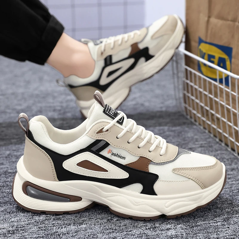Summer pop daddy shoes men thick soles classic mesh surface breathable casual running shoes soft soles non-slip sports shoes
Summer pop daddy shoes men thick soles classic mesh surface breathable casual running shoes soft soles non-slip sports shoes