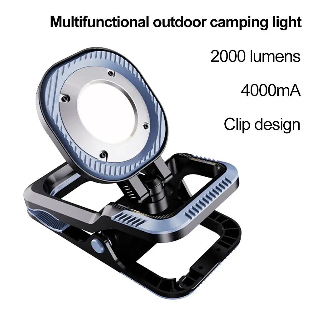 2000LM Camping Light with 4000mAh Battery Adjustable Clip Multi Mode LED COB Light for Outdoor Hiking Emergency
2000LM Camping Light with 4000mAh Battery Adjustable Clip Multi Mode LED COB Light for Outdoor Hiking Emergency