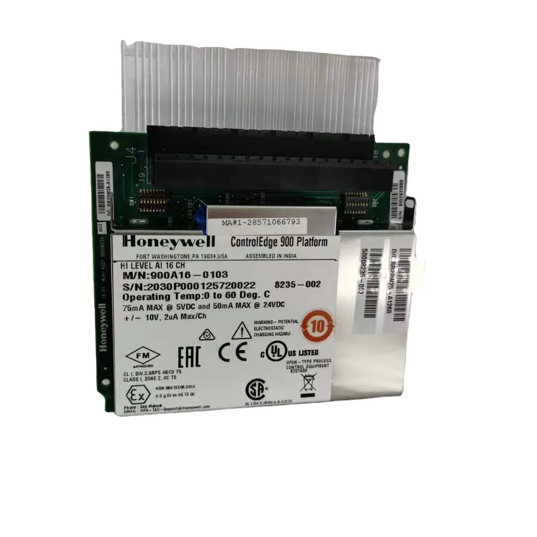 900A16-0103 900A16-0101 900A16-0001 система DCS SIS PLC аналоговая Входная карта HC900 для Honeywell Spot 20
900A16-0103 900A16-0101 900A16-0001 система DCS SIS PLC аналоговая Входная карта HC900 для Honeywell Spot 20