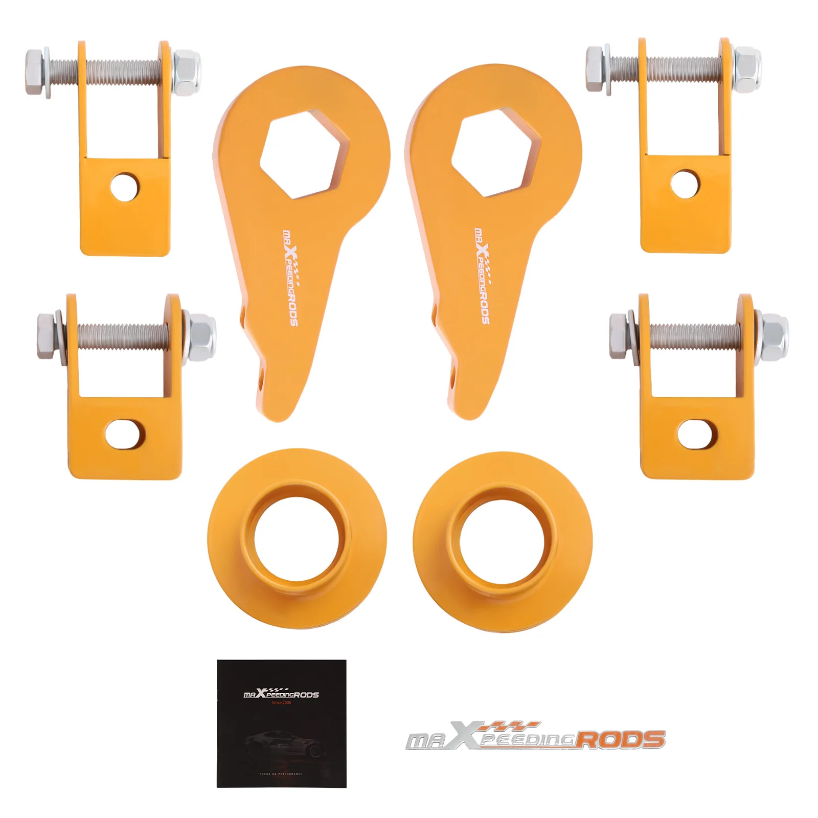 Suspension Level Kit for GMC Yukon 2002-2006 Front 1-3" Rear 2" Spacers
Suspension Level Kit for GMC Yukon 2002-2006 Front 1-3" Rear 2" Spacers