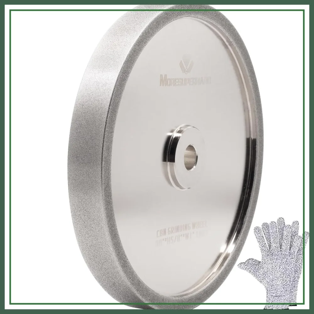 8 Inch 180 Grit CBN Grinding Wheel, 8" x 1" x 5/8" Arbor for Bench Grinder, Sharpening HSS, Lathe Tools, Chisels & Woodturning
8 Inch 180 Grit CBN Grinding Wheel, 8" x 1" x 5/8" Arbor for Bench Grinder, Sharpening HSS, Lathe Tools, Chisels & Woodturning