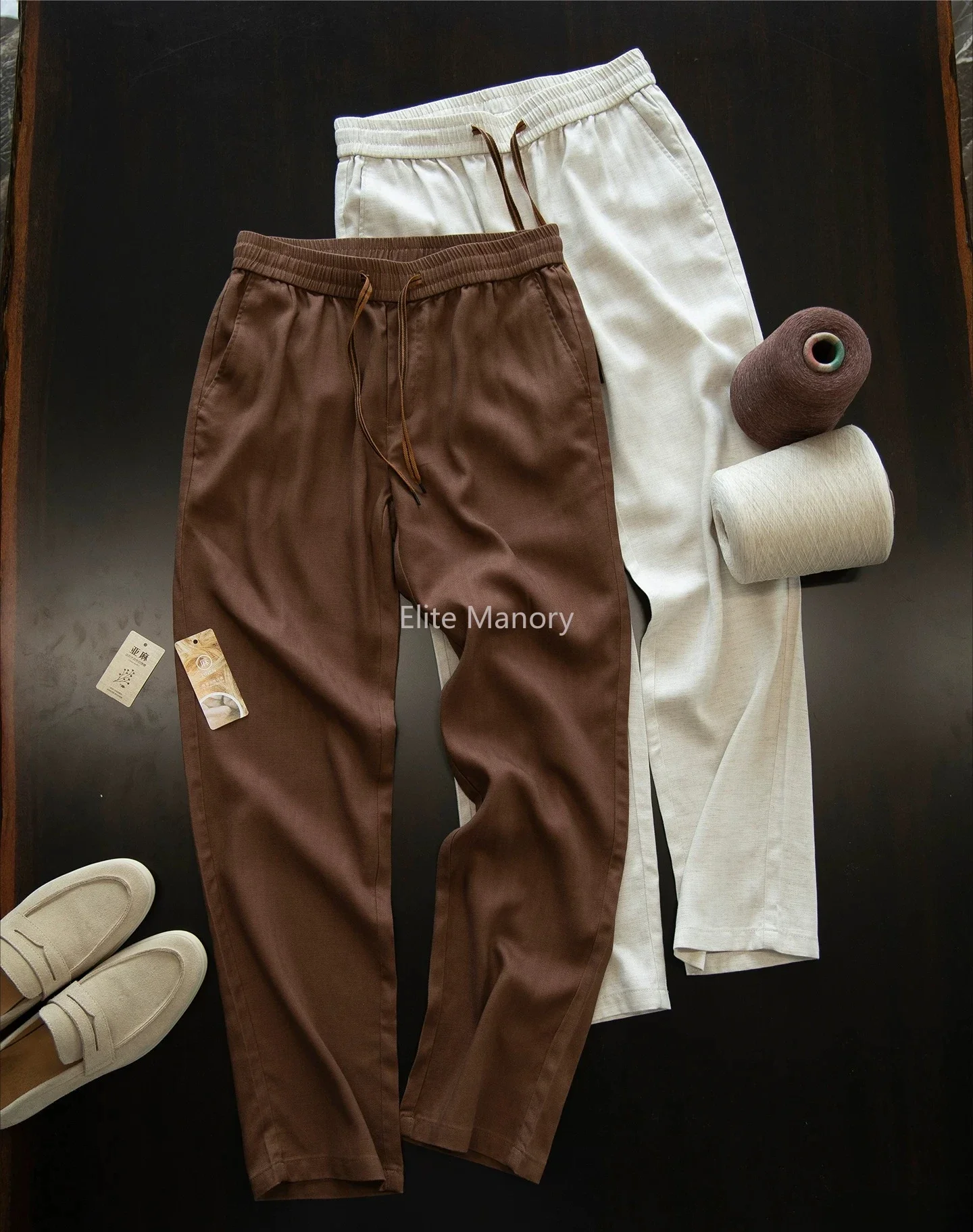 Slack~ Old Money Wind elastic straight loose sweatpants
Slack~ Old Money Wind elastic straight loose sweatpants