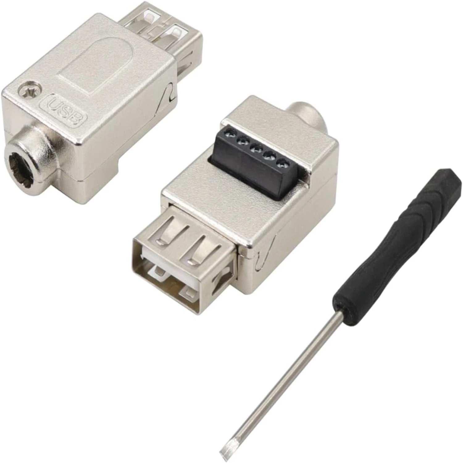 Беспаечный адаптер USB типа A с гнездовым разъемом для расширения порта DIY — поддержка зарядки 5V2A, идеально подходит для распределения — легко R
Беспаечный адаптер USB типа A с гнездовым разъемом для расширения порта DIY — поддержка зарядки 5V2A, идеально подходит для распределения — легко R