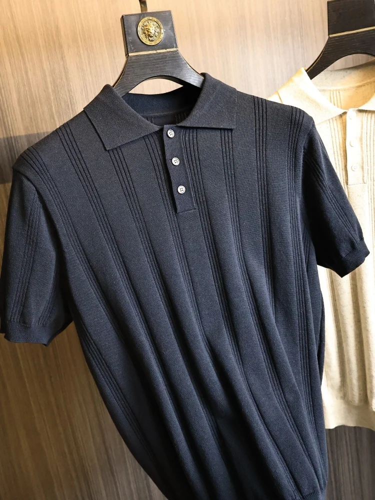 Elegant And Relaxed Lenzing Linen Blend Summer Men's Business Knitted Shirt Short Sleeve Turn-down Collar Casual Style
Elegant And Relaxed Lenzing Linen Blend Summer Men's Business Knitted Shirt Short Sleeve Turn-down Collar Casual Style